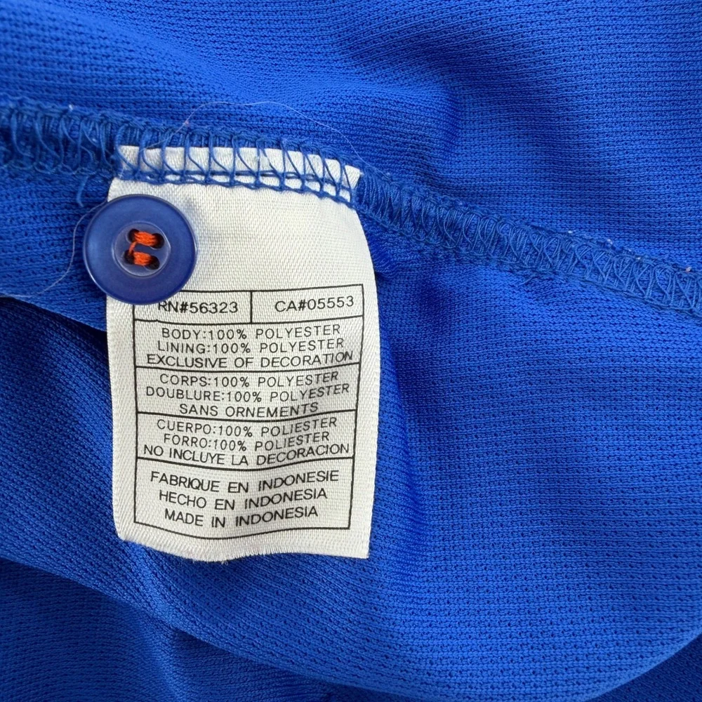 Nike Florida Gators Polo Shirt Mens XL Blue Orange Fit Dry Team NCAA Golf UF